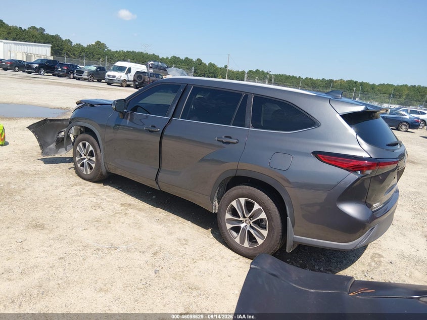 Vin: 5tdkdrbh9ps019304, lot: 46598287, toyota highlander xle 20233