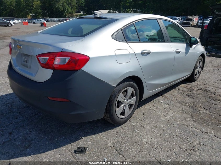 Vin: 1g1bb5sm6g7313581, lot: 46598310, chevrolet cruze ls manual 20164