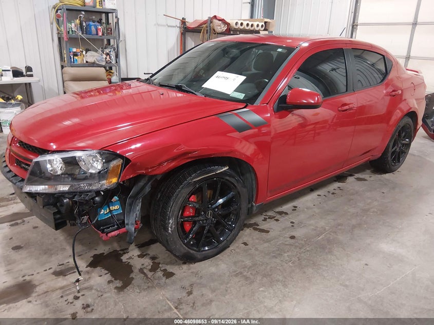 Vin: 1c3cdzbg3en224037, lot: 46598311, dodge avenger r/t 20142