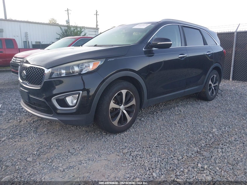 Vin: 5xyph4a53gg103782, lot: 46598344, kia sorento 3.3l ex 20162