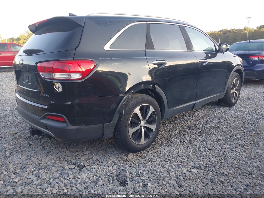 Vin: 5xyph4a53gg103782, lot: 46598344, kia sorento 3.3l ex 20164