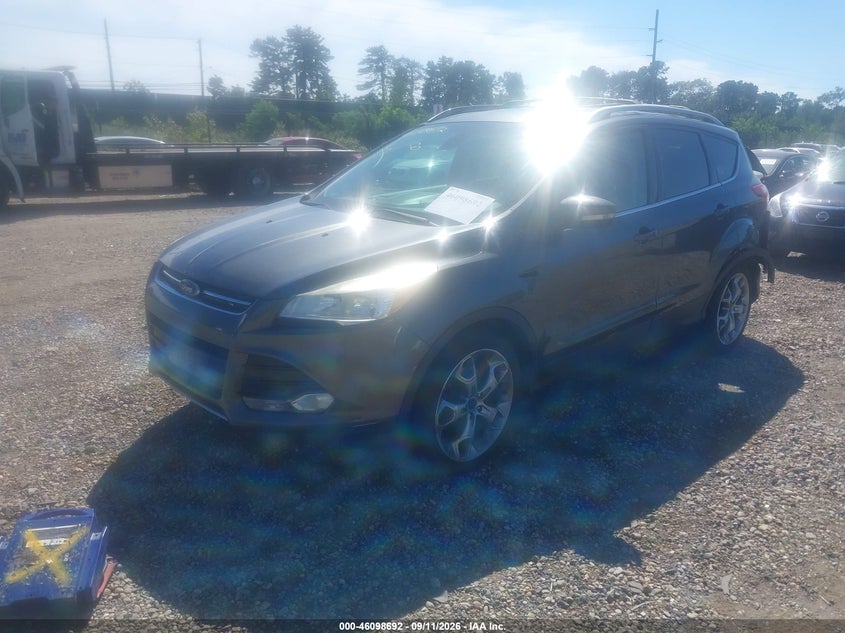 Vin: 1fmcu9j99fua55255, lot: 46598350, ford escape titanium 20152