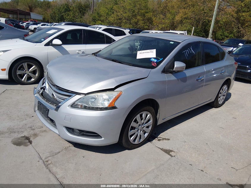 Vin: 3n1ab7ap9el664930, lot: 46598354, nissan sentra sv 20142