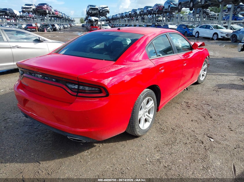 Vin: 2c3cdxbg8lh140547, lot: 46598366, dodge charger sxt rwd 20204
