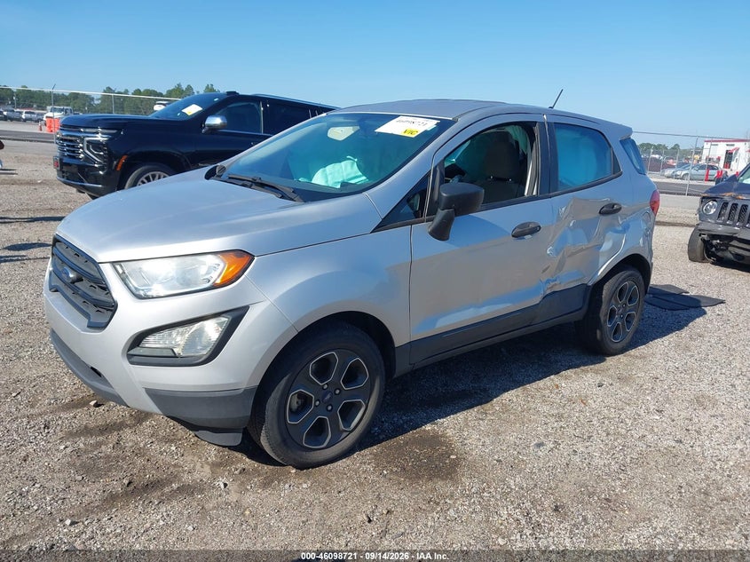 Vin: maj3s2fe7lc386253, lot: 46598380, ford ecosport s 20202