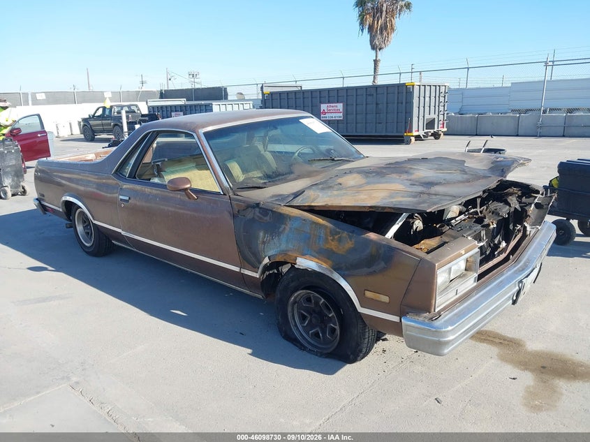 1985 CHEVROLET EL CAMINO auction photo 1