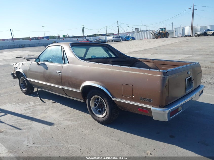 1985 CHEVROLET EL CAMINO auction photo 3