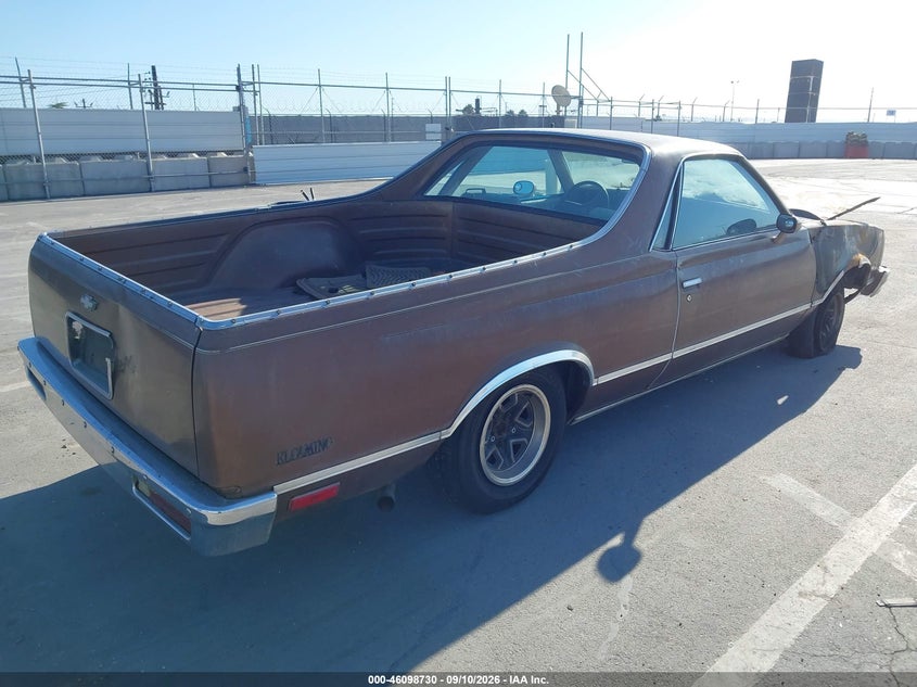 1985 CHEVROLET EL CAMINO auction photo 4