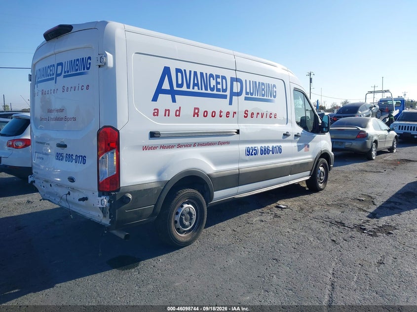 Vin: 1ftbr1cg9pkb12985, lot: 46598402, ford transit-250 20234