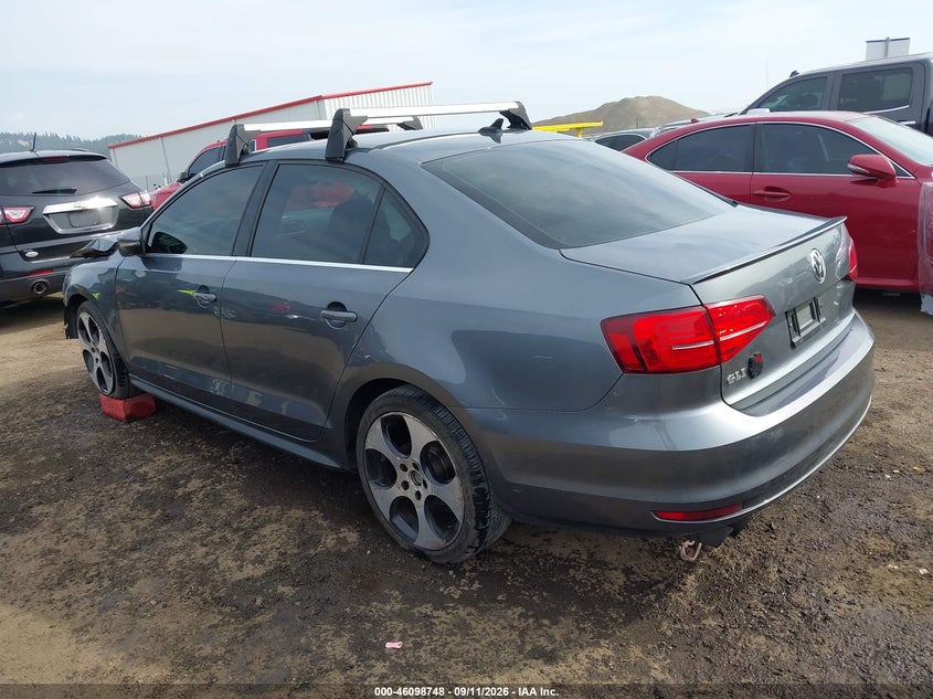 Vin: 3vw5t7aj8fm295140, lot: 46598406, volkswagen jetta 2.0t gli se 20153