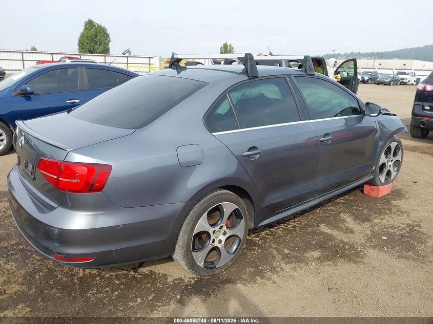 Vin: 3vw5t7aj8fm295140, lot: 46598406, volkswagen jetta 2.0t gli se 20154