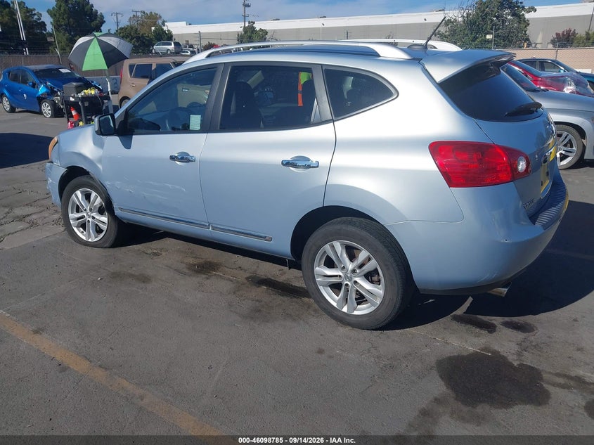 Vin: jn8as5mt1dw010074, lot: 46598444, nissan rogue sv 20133