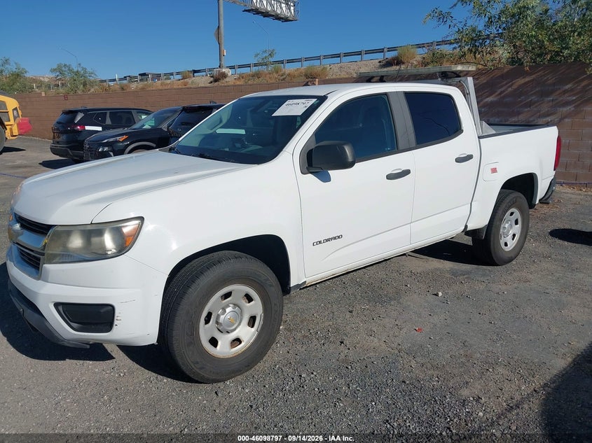 CHEVROLET COLORADO 2016 VIN 1GCGSBEA9G1260536