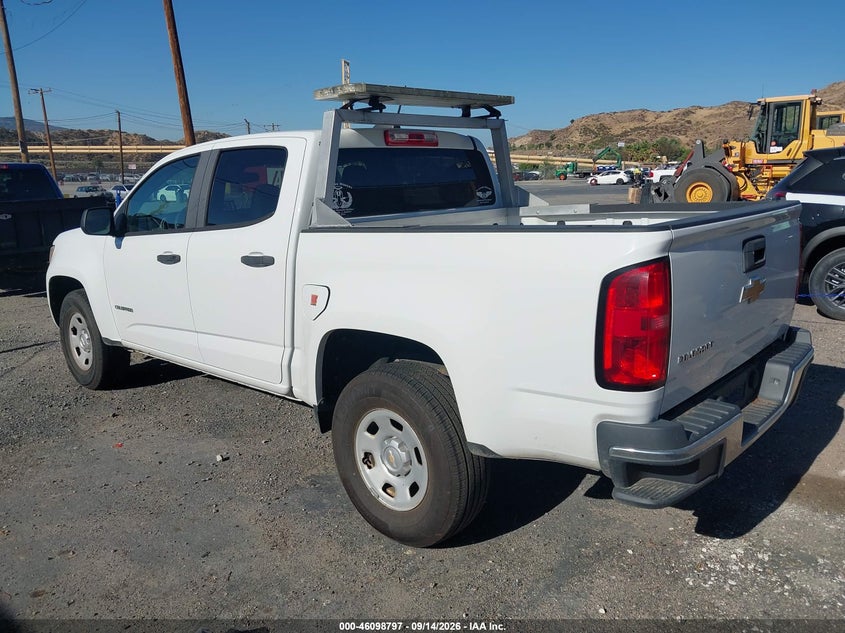 CHEVROLET COLORADO 2016 VIN 1GCGSBEA9G1260536