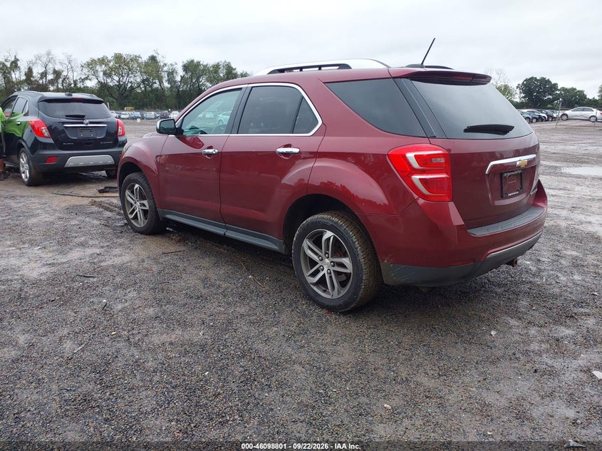 Vin: 2gnaldek9g1164544, lot: 46598459, chevrolet equinox ltz 20163