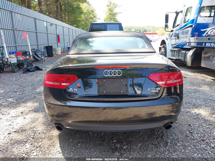 AUDI A5 2012 VIN WAULFAFH6CN004637
