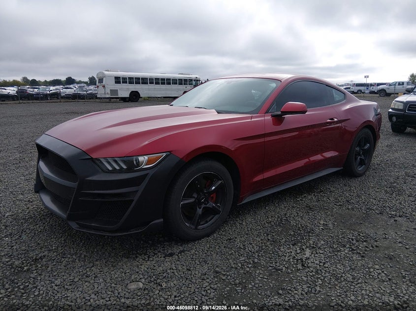 Vin: 1fa6p8am6h5310101, lot: 46598470, ford mustang v6 20172