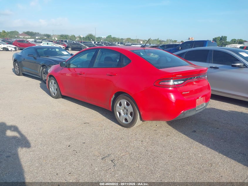 2016 DODGE DART auction photo 3