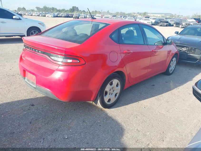 2016 DODGE DART auction photo 4