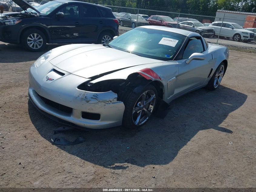 Vin: 1g1ys2dw9c5100167, lot: 46598481, chevrolet corvette grand sport 20122
