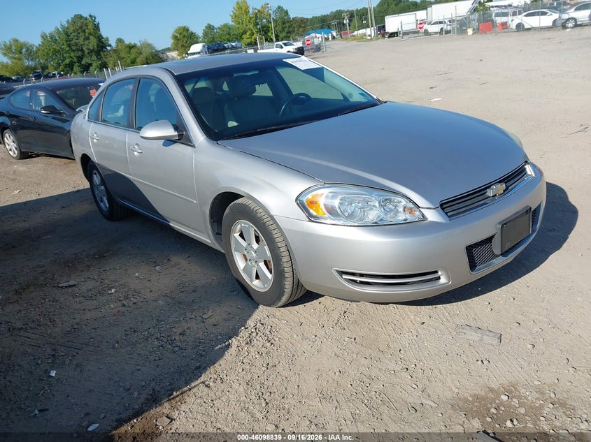 CHEVROLET IMPALA 2008 VIN 2G1WT58NX81325102