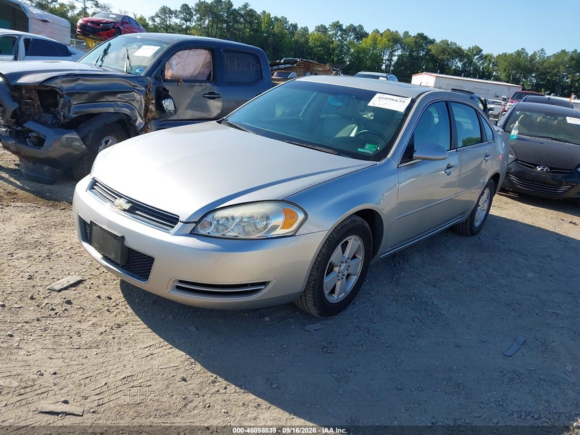 CHEVROLET IMPALA 2008 VIN 2G1WT58NX81325102