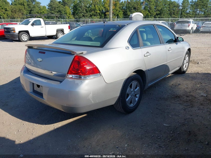 CHEVROLET IMPALA 2008 VIN 2G1WT58NX81325102