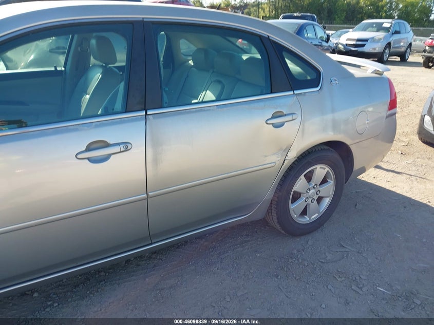 CHEVROLET IMPALA 2008 VIN 2G1WT58NX81325102