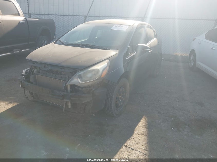 Vin: knadn4a32d6134673, lot: 46598503, kia rio ex 20132