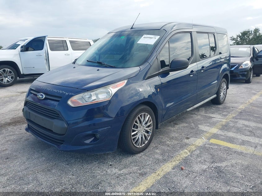 Vin: nm0ge9f74g1263358, lot: 46598533, ford transit connect xlt 20162