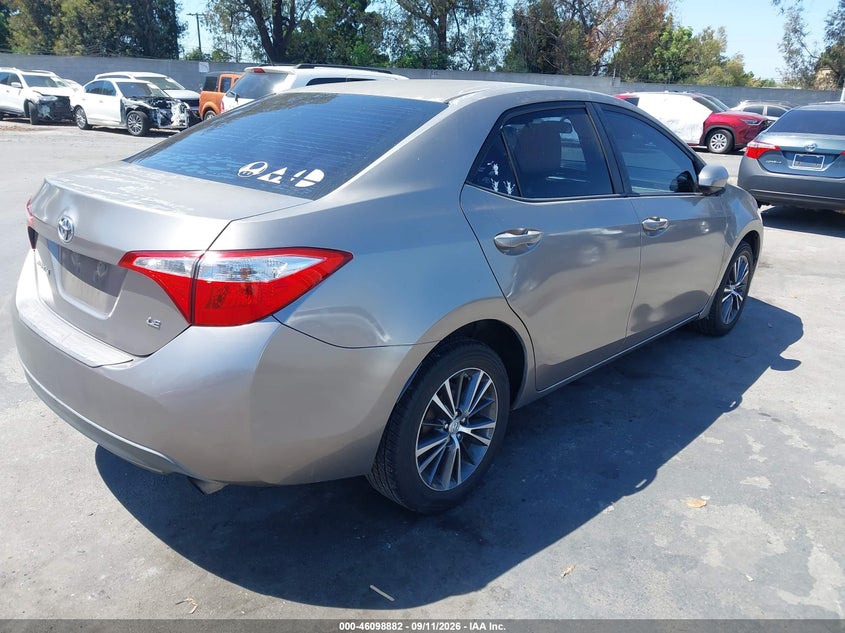 2016 TOYOTA COROLLA auction photo 4