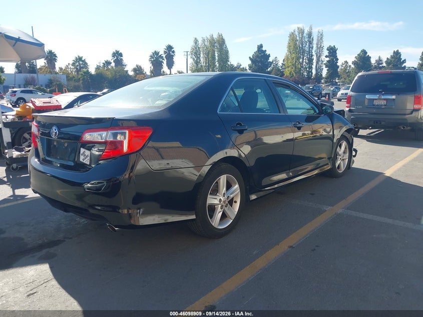 Vin: 4t1bf1fk0du225809, lot: 46598567, toyota camry se 20134
