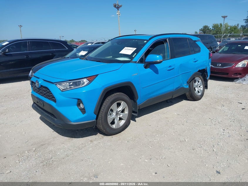 Vin: 2t3rwrfv0mw114711, lot: 46598618, toyota rav4 hybrid xle 20212