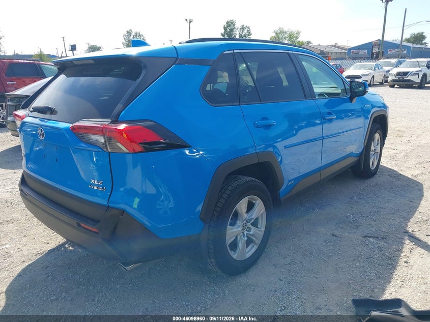 Vin: 2t3rwrfv0mw114711, lot: 46598618, toyota rav4 hybrid xle 20214
