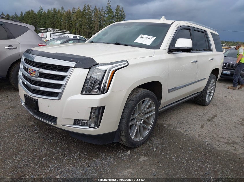 Vin: 1gys4nkj2fr729325, lot: 46598619, cadillac escalade premium 20152