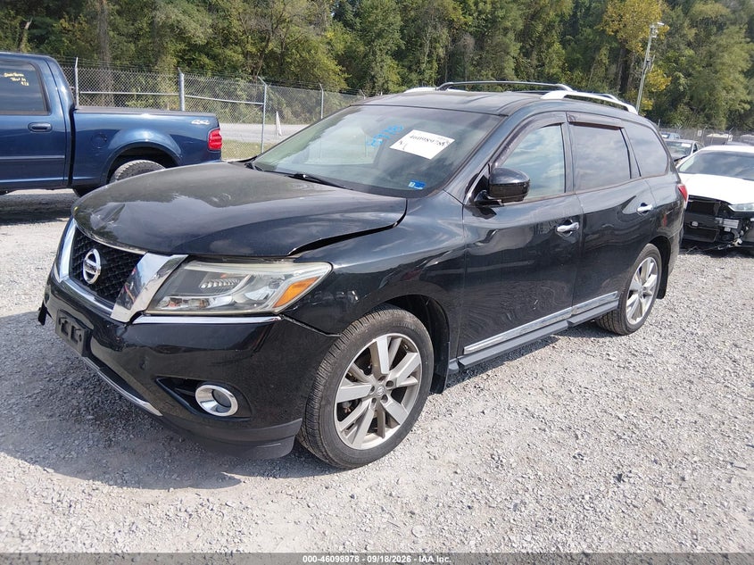 Vin: 5n1ar2mm9ec713645, lot: 46598637, nissan pathfinder platinum 20142