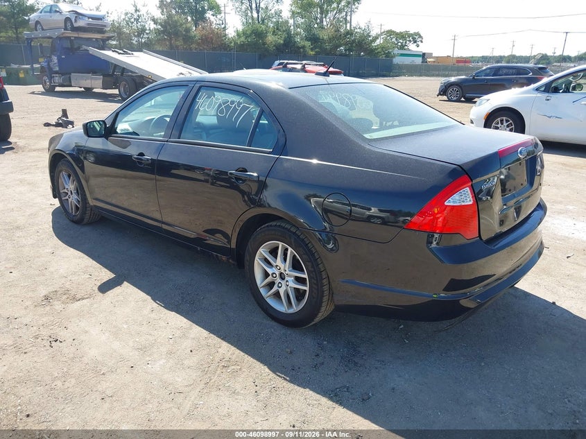 Vin: 3fahp0ga5br290421, lot: 46598655, ford fusion s 20113