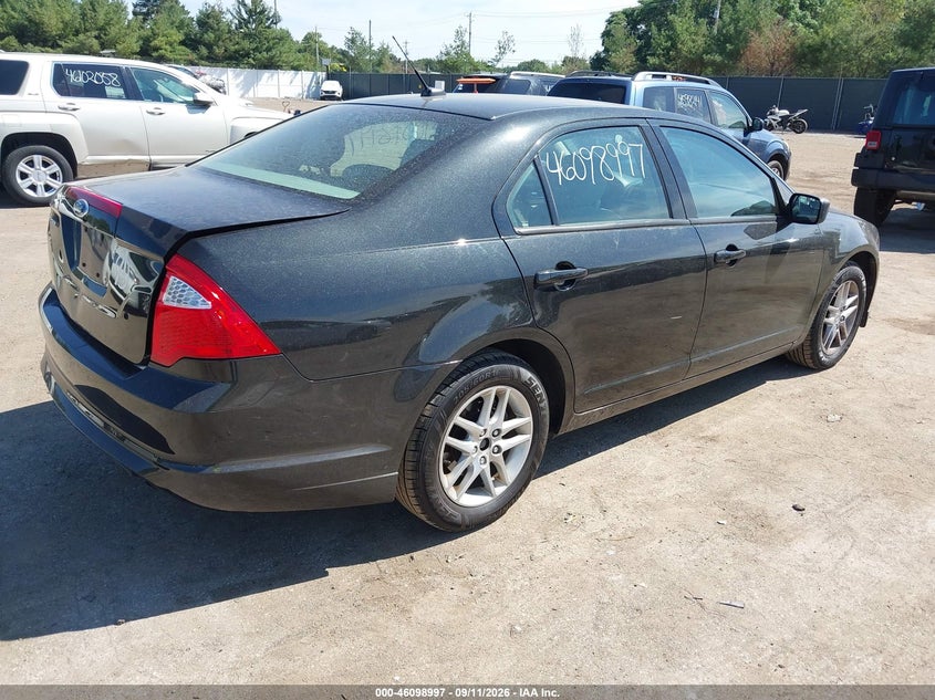 Vin: 3fahp0ga5br290421, lot: 46598655, ford fusion s 20114