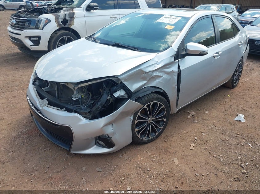 Vin: 2t1burhe6fc356548, lot: 46598667, toyota corolla s plus 20152