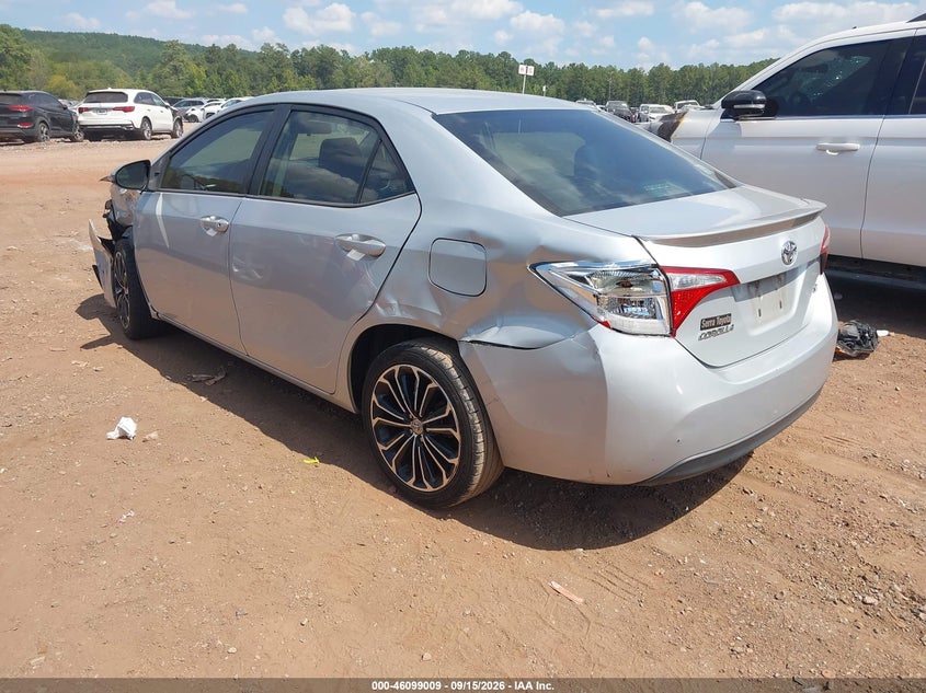 Vin: 2t1burhe6fc356548, lot: 46598667, toyota corolla s plus 20153