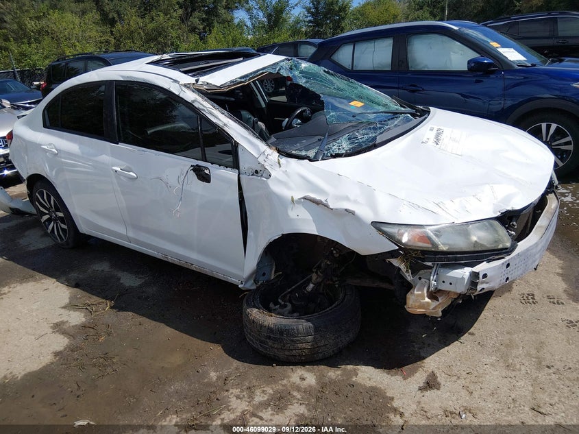 Vin: 19xfb2f97fe086980, lot: 46598687, honda civic ex-l 2015 img_1