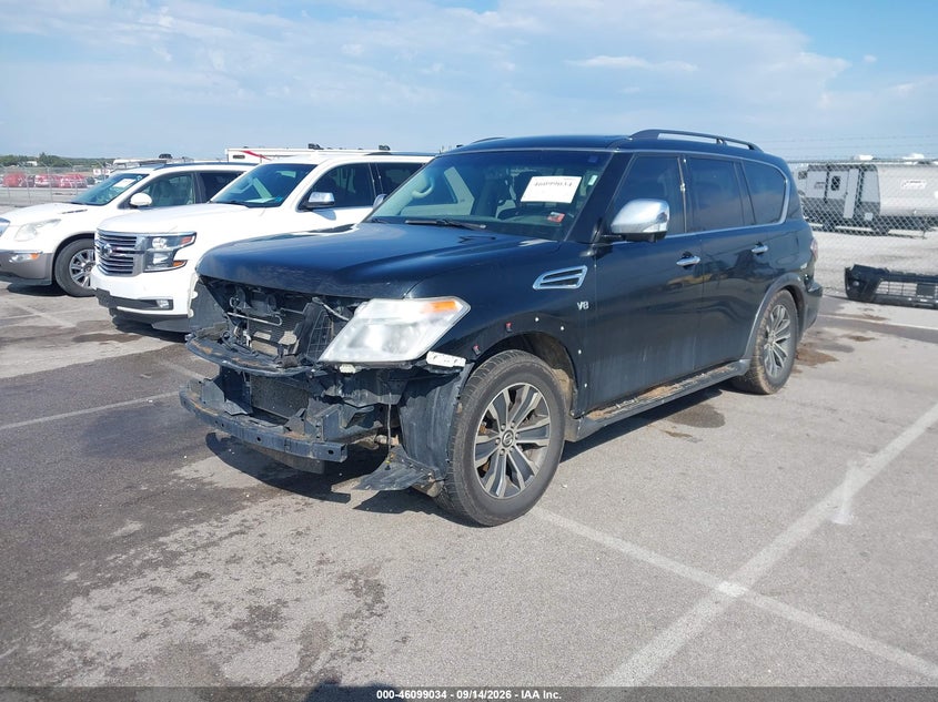 Vin: jn8ay2nc5h9507600, lot: 46598692, nissan armada sl 20172