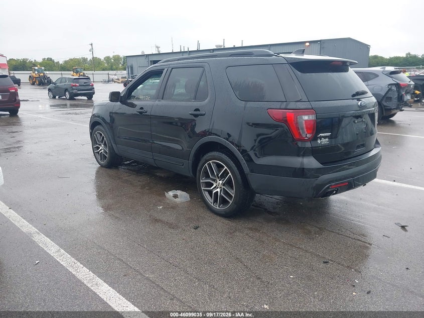 Vin: 1fm5k8gt6ggc46823, lot: 46598693, ford explorer sport 20163