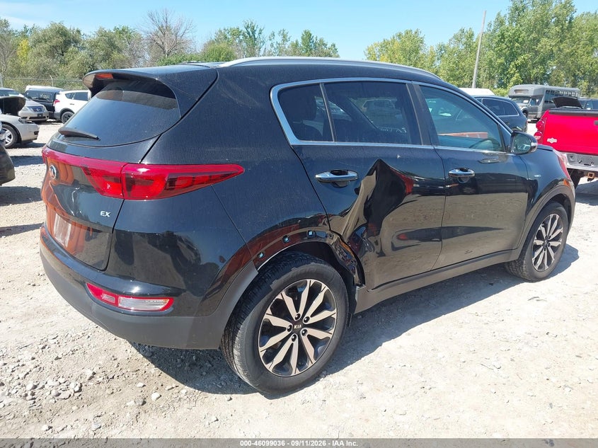 Vin: kndpncac7j7321200, lot: 46598694, kia sportage ex 20184