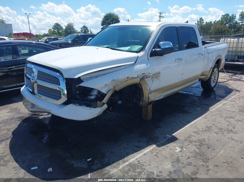 Vin: 1c6rr7wt6fs538200, lot: 46598702, ram 1500 laramie longhorn 20152