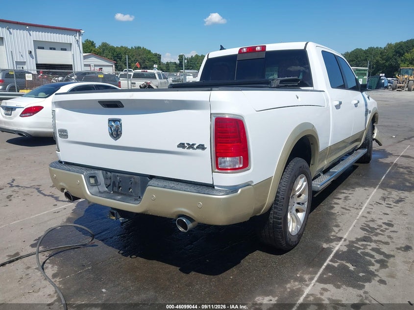 Vin: 1c6rr7wt6fs538200, lot: 46598702, ram 1500 laramie longhorn 20154