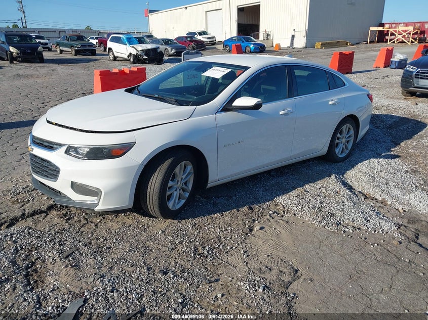 Vin: 1g1ze5st0gf239755, lot: 46598764, chevrolet malibu 1lt 20162