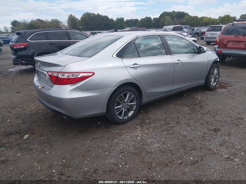 Vin: 4t1bf1fk0hu341632, lot: 46598779, toyota camry se 20174