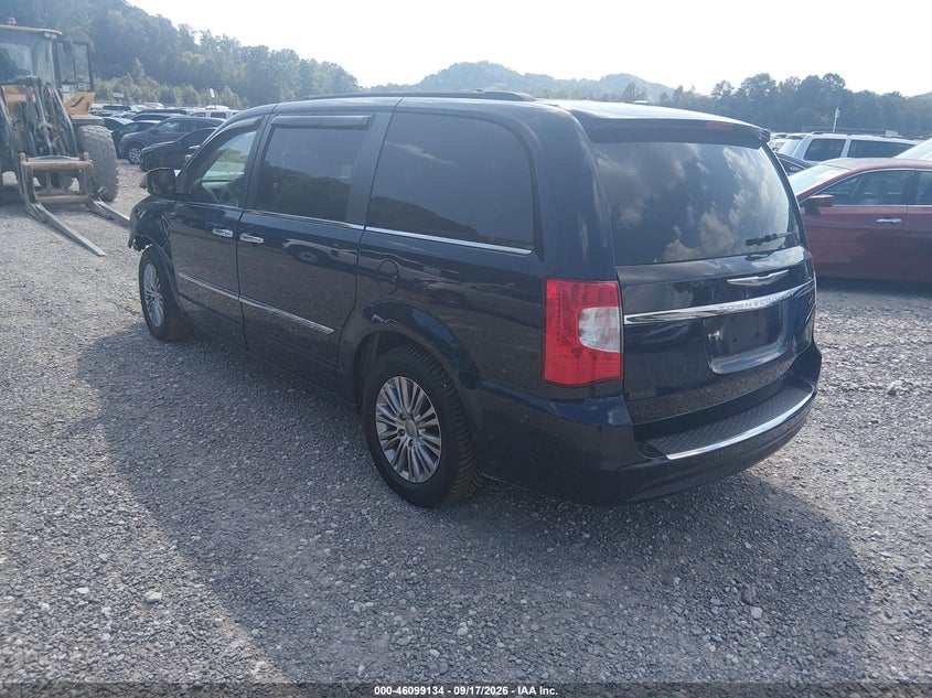 Vin: 2c4rc1cg9dr694602, lot: 46598792, chrysler town & country touring-l 20133