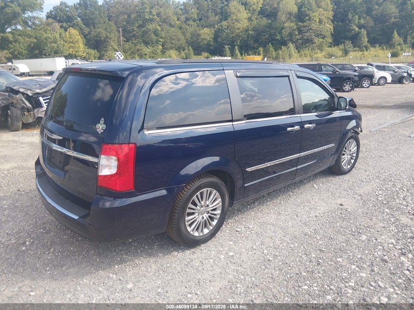 Vin: 2c4rc1cg9dr694602, lot: 46598792, chrysler town & country touring-l 20134